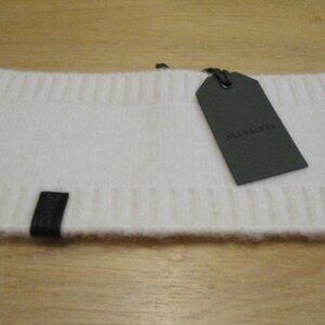 NEW All Saints 4" Wide Headband Alpaca Wool Blend Cozy Brushed Knit NWT